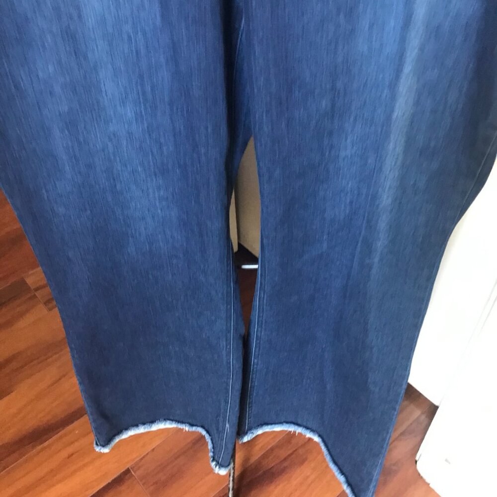 DEMOCRACY WOMEN JEANS SIZE 24W NWT STRETCH RAW HEM BOOT CUT AB SOLUTION - Picture 4 of 7